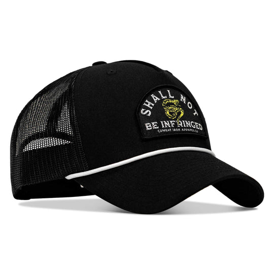 One Revolver Surfboards - Shall Not Be Infringed Patch Rope Snapback Hat HEADWEAR