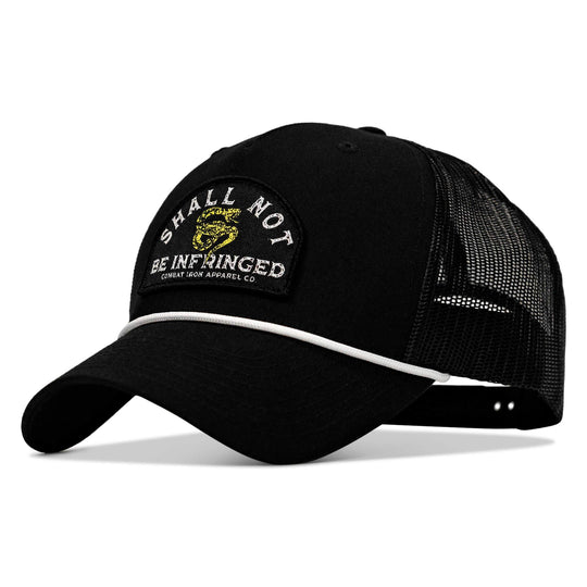 One Revolver Surfboards - Shall Not Be Infringed Patch Rope Snapback Hat HEADWEAR