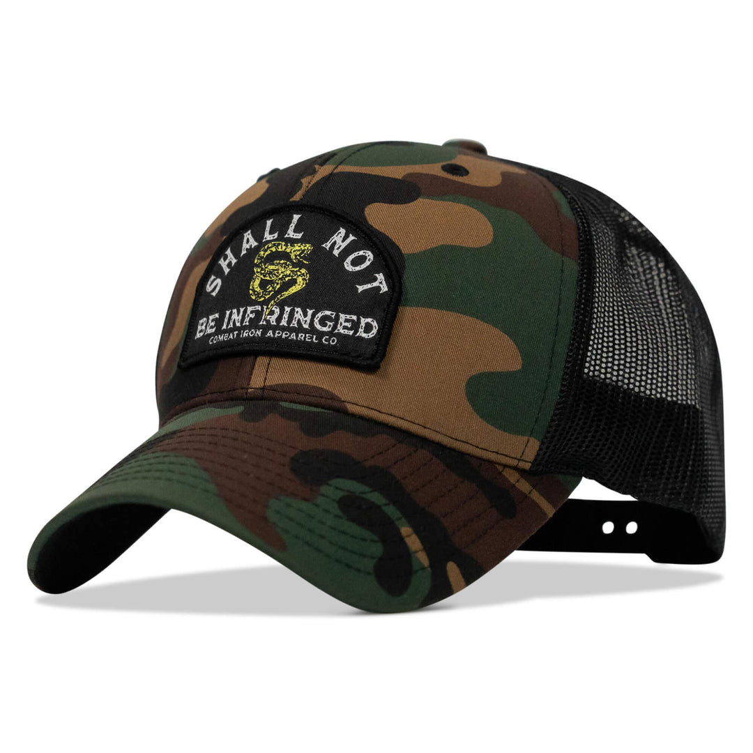 One Revolver Surfboards - Shall Not Be Infringed Patch Snapback Hat HEADWEAR