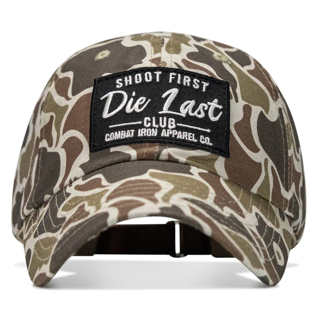 One Revolver Surfboards - Shoot First. Die Last. Club Patch Tactical Ripstop Mesh Snapback Hat HEADWEAR