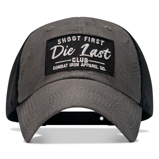 Shoot First. Die Last. Club Patch Ripstop Snapback