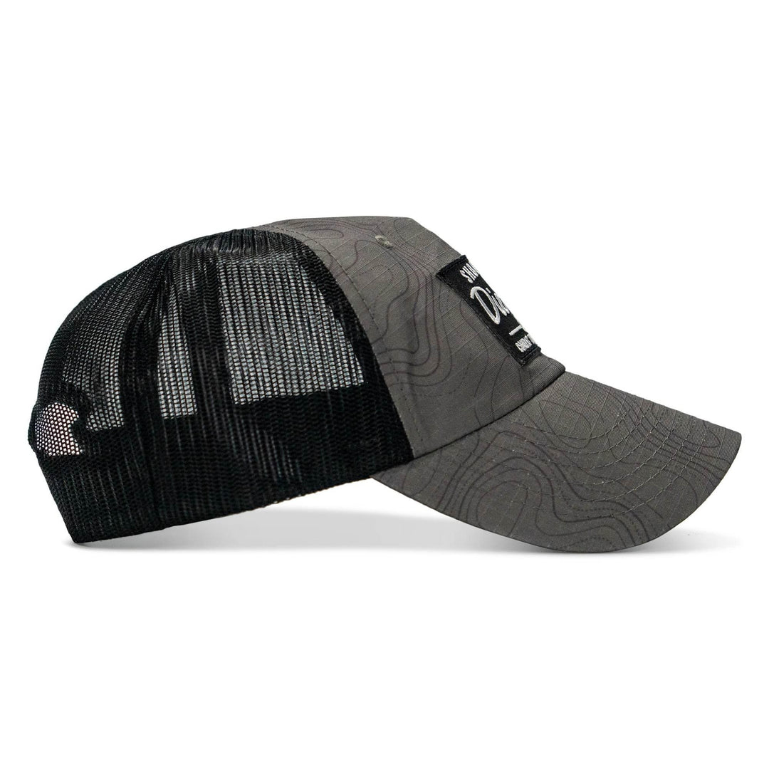 One Revolver Surfboards - Shoot First. Die Last. Club Patch Tactical Ripstop Mesh Snapback Hat HEADWEAR