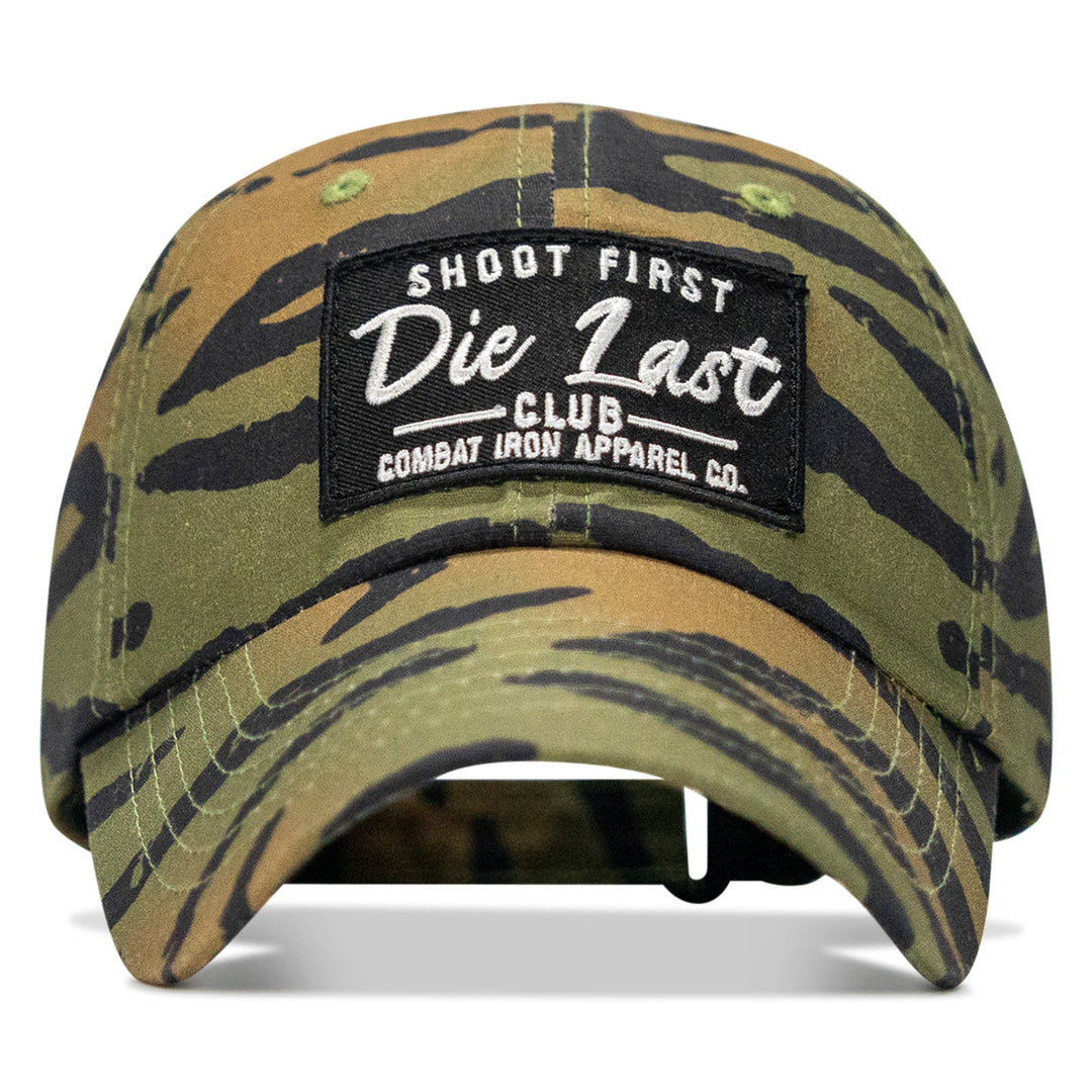 Shoot First. Die Last. Club Patch Low Profile Ripstop Flex Hat