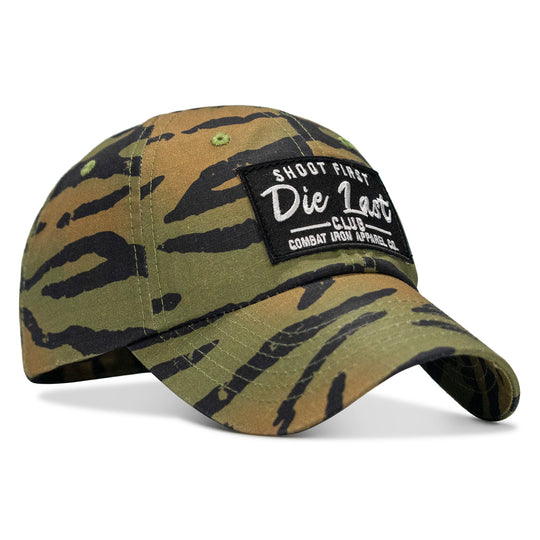 Shoot First. Die Last. Club Patch Low Profile Ripstop Flex Hat
