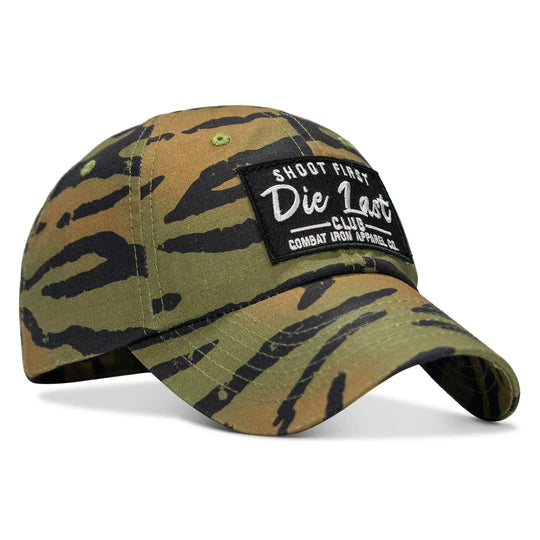 One Revolver Surfboards - Shoot First. Die Last. Club Patch Tactical Ripstop Mesh Snapback Hat HEADWEAR