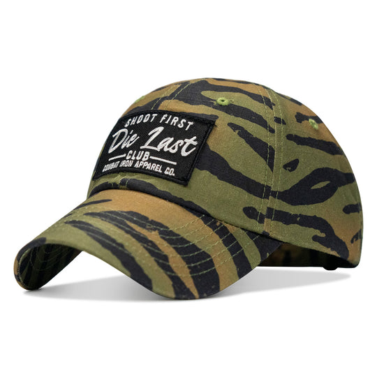 Shoot First. Die Last. Club Patch Low Profile Ripstop Flex Hat