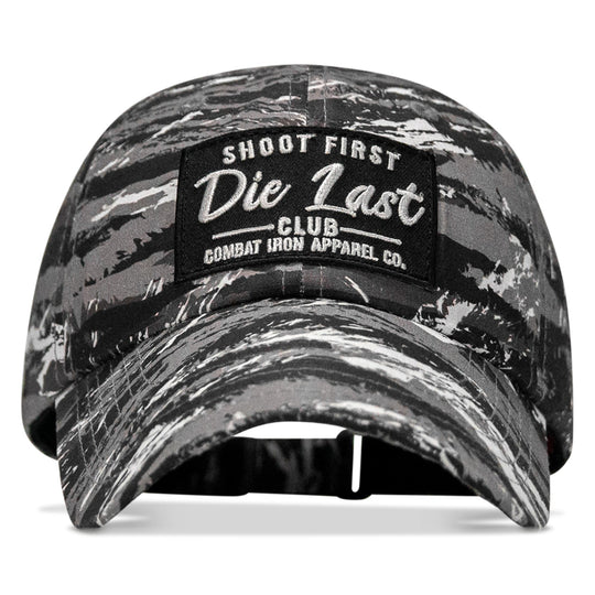 Shoot First. Die Last. Club Patch Low Profile Ripstop Flex Hat