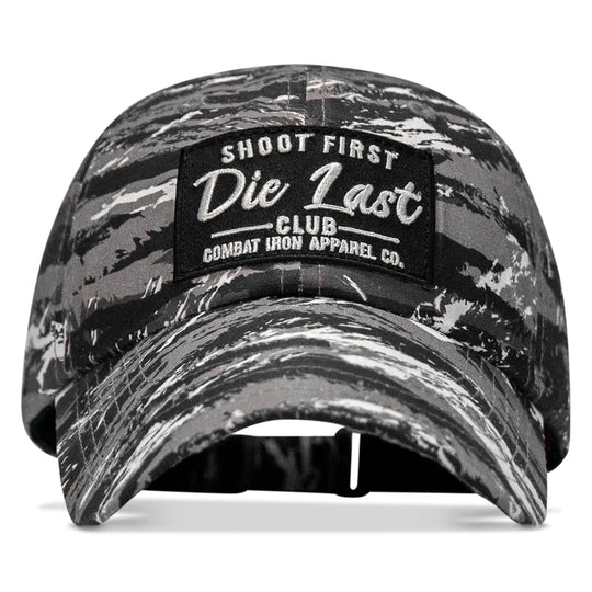 One Revolver Surfboards - Shoot First. Die Last. Club Patch Tactical Ripstop Mesh Snapback Hat HEADWEAR