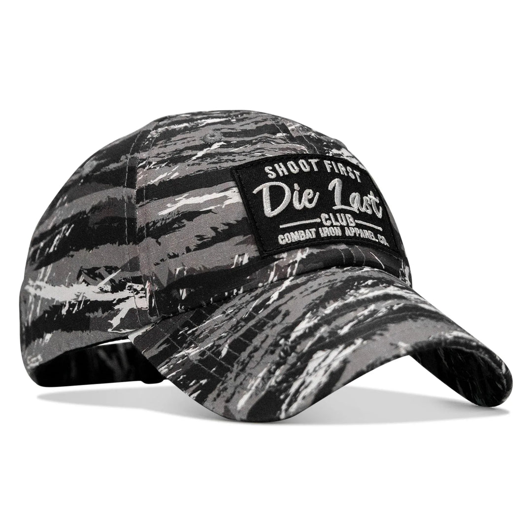 One Revolver Surfboards - Shoot First. Die Last. Club Patch Tactical Ripstop Mesh Snapback Hat HEADWEAR