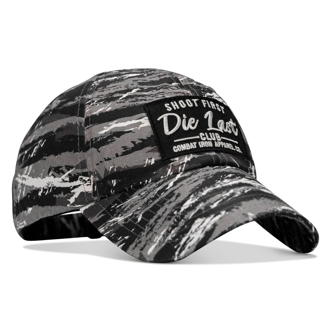 Shoot First. Die Last. Club Patch Low Profile Ripstop Flex Hat