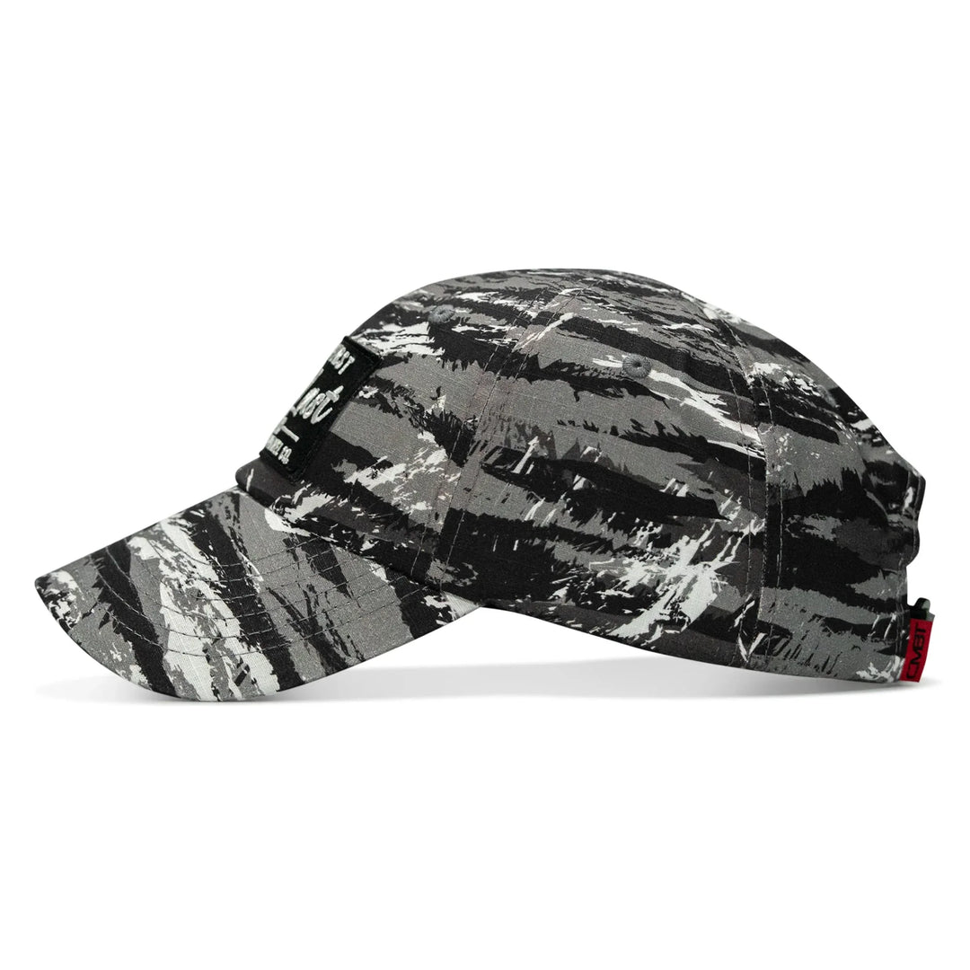 One Revolver Surfboards - Shoot First. Die Last. Club Patch Tactical Ripstop Mesh Snapback Hat HEADWEAR