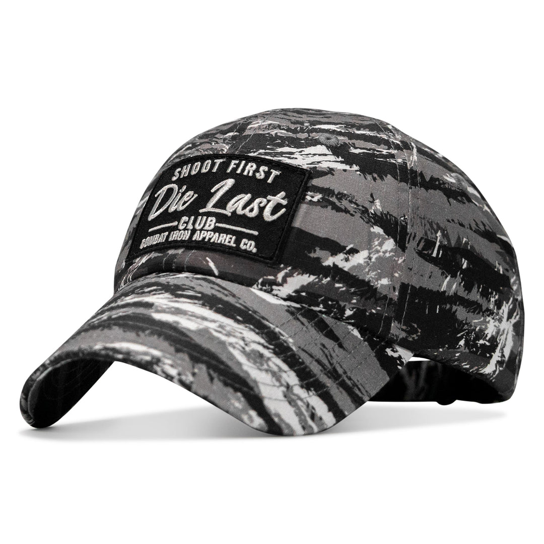 Shoot First. Die Last. Club Patch Low Profile Ripstop Flex Hat