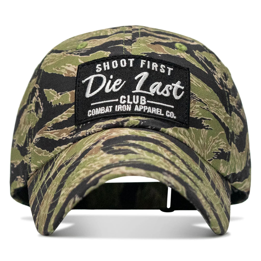 One Revolver Surfboards - Shoot First. Die Last. Club Patch Tactical Ripstop Mesh Snapback Hat HEADWEAR