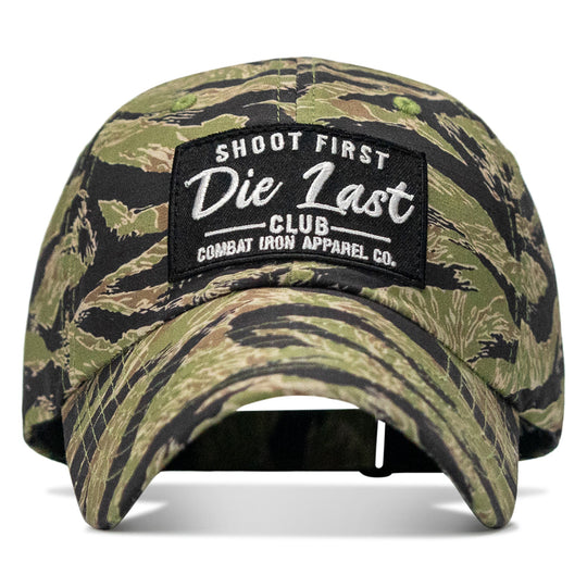 Shoot First. Die Last. Club Patch Low Profile Ripstop Flex Hat