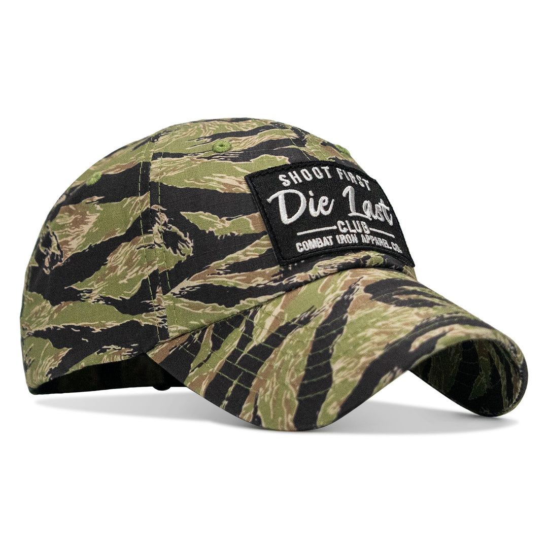 Shoot First. Die Last. Club Patch Low Profile Ripstop Flex Hat