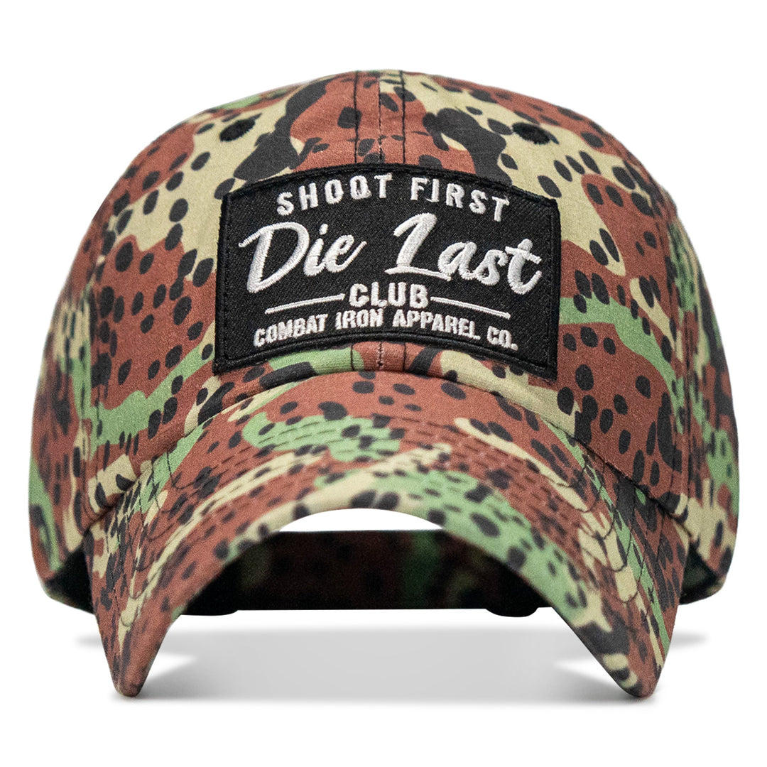 Shoot First. Die Last. Club Patch Low Profile Ripstop Flex Hat