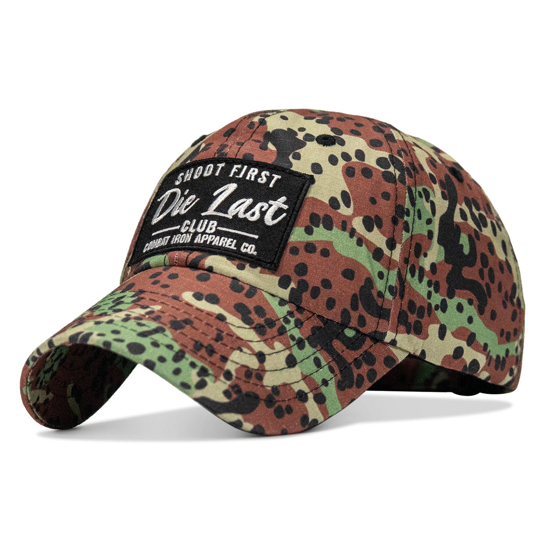 Shoot First. Die Last. Club Patch Low Profile Ripstop Flex Hat