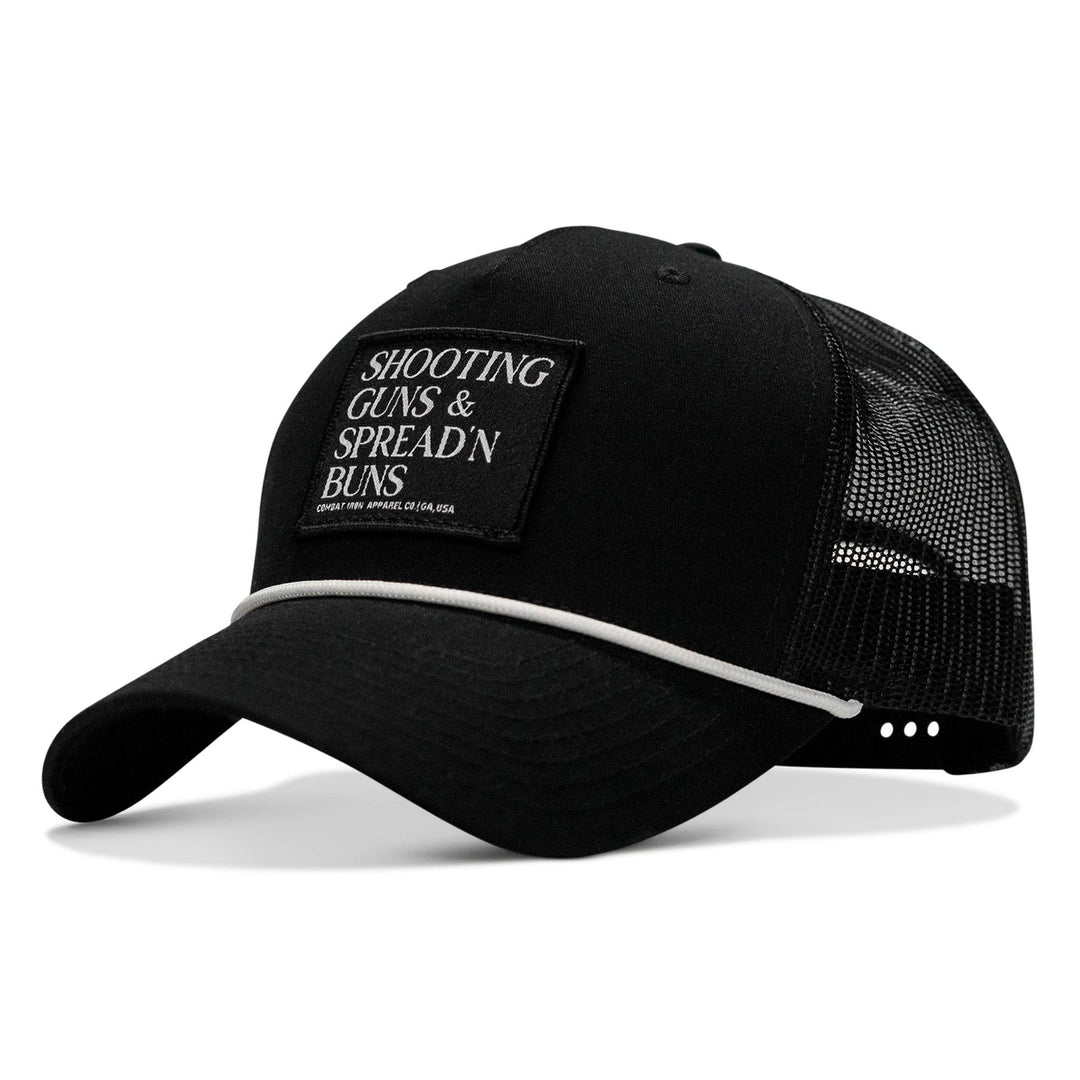 Shooting Guns & Spread'n Buns Patch Rope Snapback Hat - One Revolver Surfboards