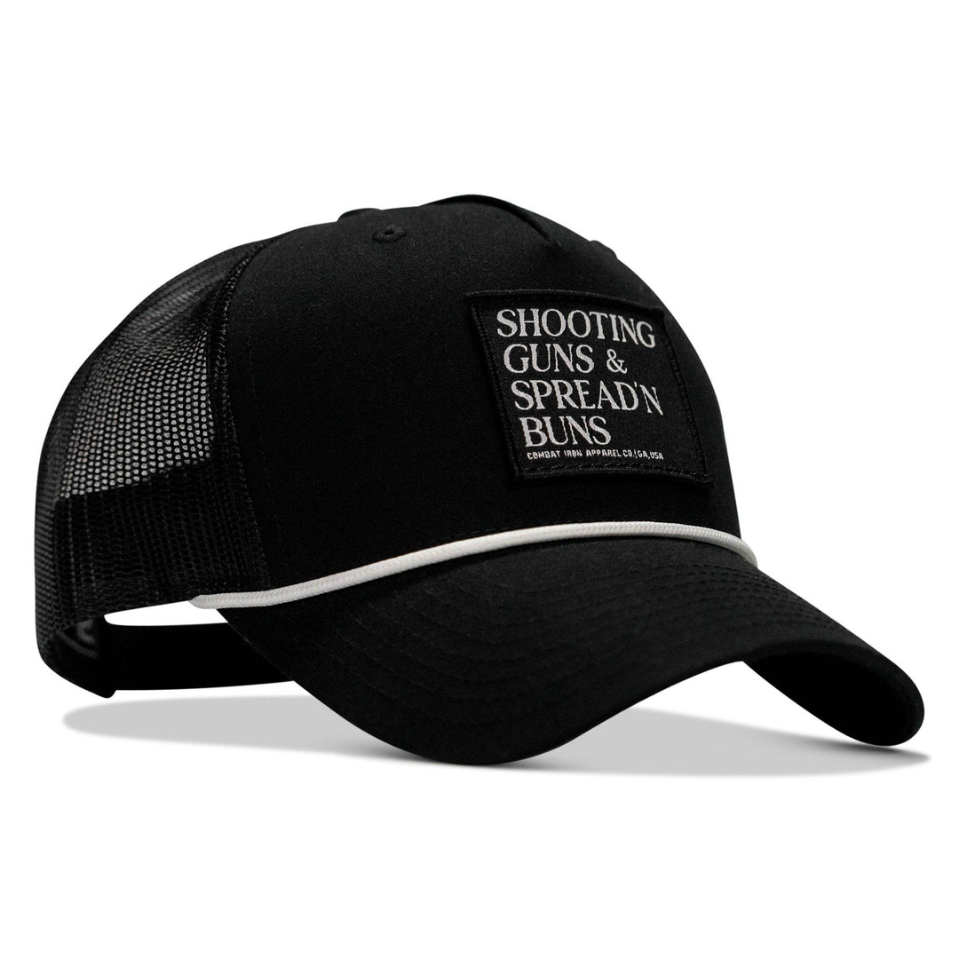 Shooting Guns & Spread'n Buns Patch Rope Snapback Hat - One Revolver Surfboards