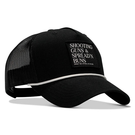Shooting Guns & Spread'n Buns Patch Rope Snapback Hat - One Revolver Surfboards