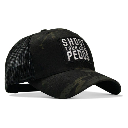One Revolver Surfboards - Shoot Your Local Pedos Patch Snapback HEADWEAR