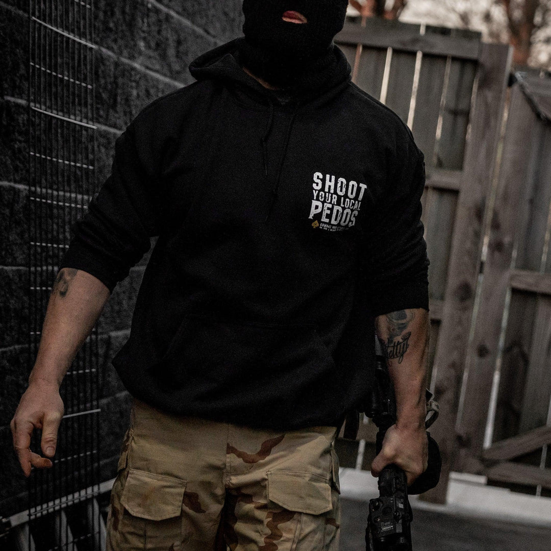 One Revolver Surfboards - Shoot Your Local Pedo Fleece Lined Hoodies GRAPHIC HOODIE