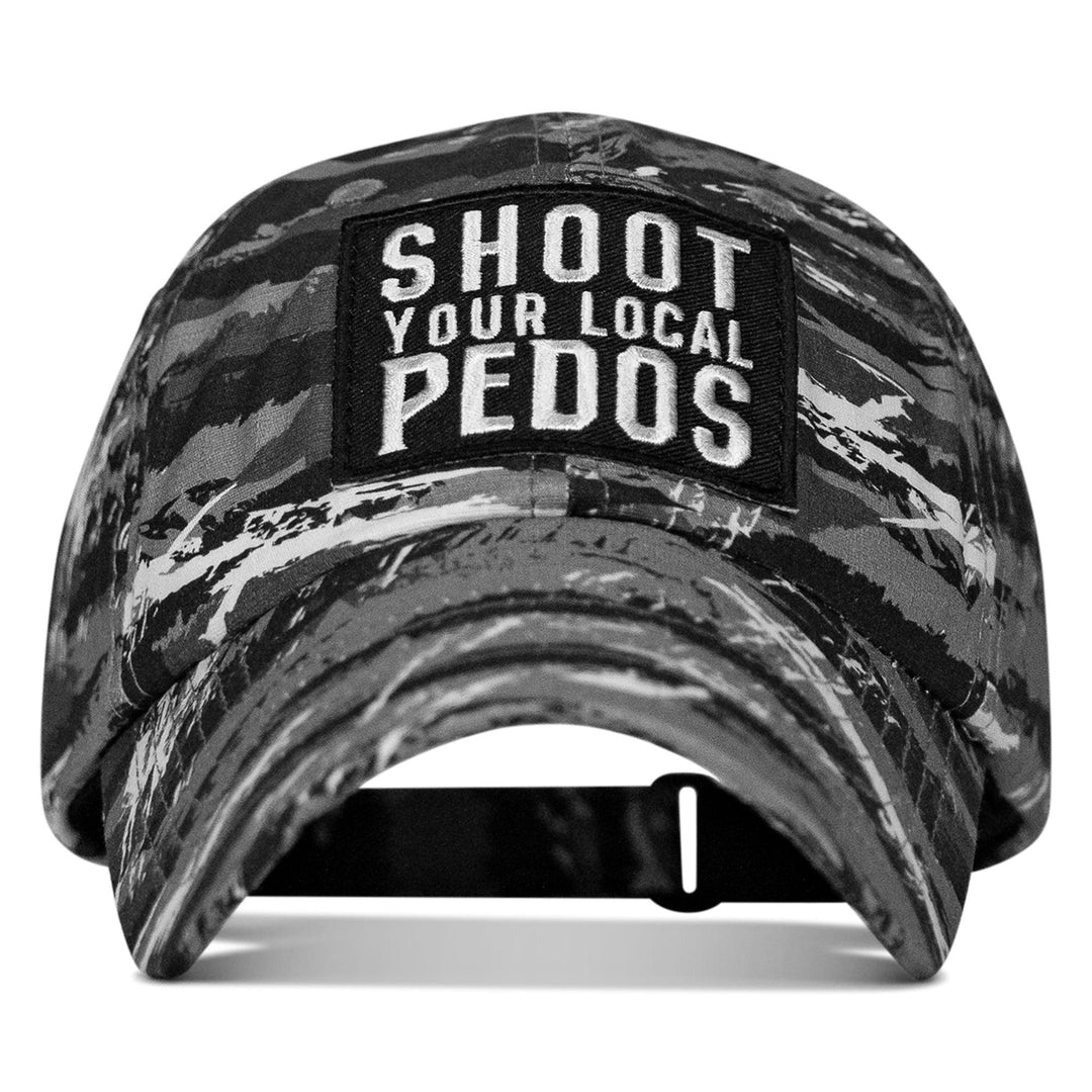 One Revolver Surfboards - Shoot Your Local Pedos Patch Tactical Ripstop Mesh Snapback Hat HEADWEAR