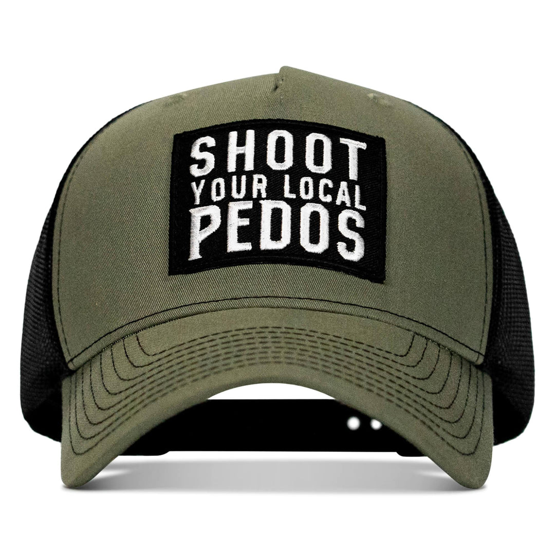 One Revolver Surfboards - Shoot Your Local Pedos Patch Snapback HEADWEAR