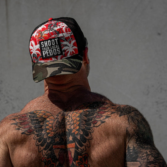 One Revolver Surfboards - Shoot Your Local Pedos Patch Original Ripstop Snapback Hat HEADWEAR