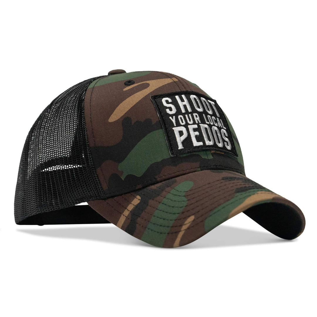 One Revolver Surfboards - Shoot Your Local Pedos Patch Snapback HEADWEAR