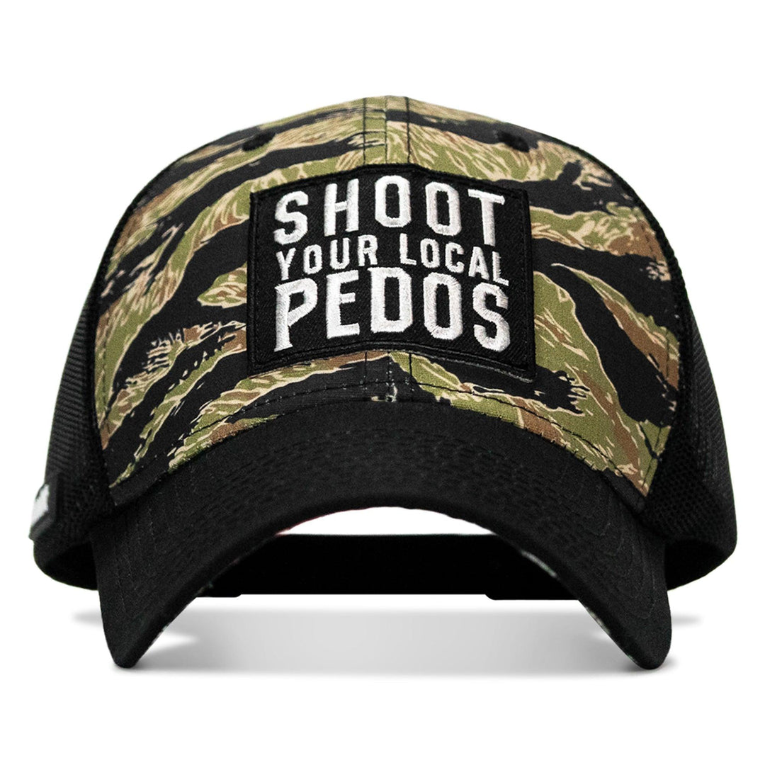 One Revolver Surfboards - Shoot Your Local Pedos Patch Original Ripstop Snapback Hat HEADWEAR
