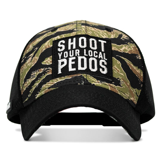 One Revolver Surfboards - Shoot Your Local Pedos Patch Original Ripstop Snapback Hat HEADWEAR
