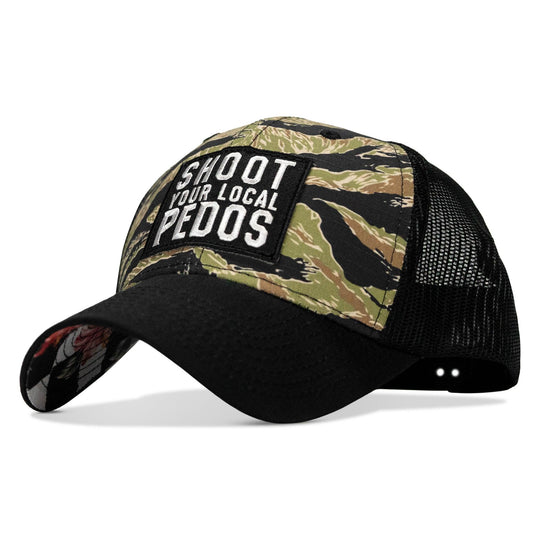 One Revolver Surfboards - Shoot Your Local Pedos Patch Original Ripstop Snapback Hat HEADWEAR
