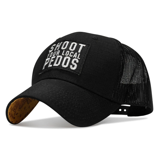 One Revolver Surfboards - Shoot Your Local Pedos Patch Original Ripstop Snapback Hat HEADWEAR