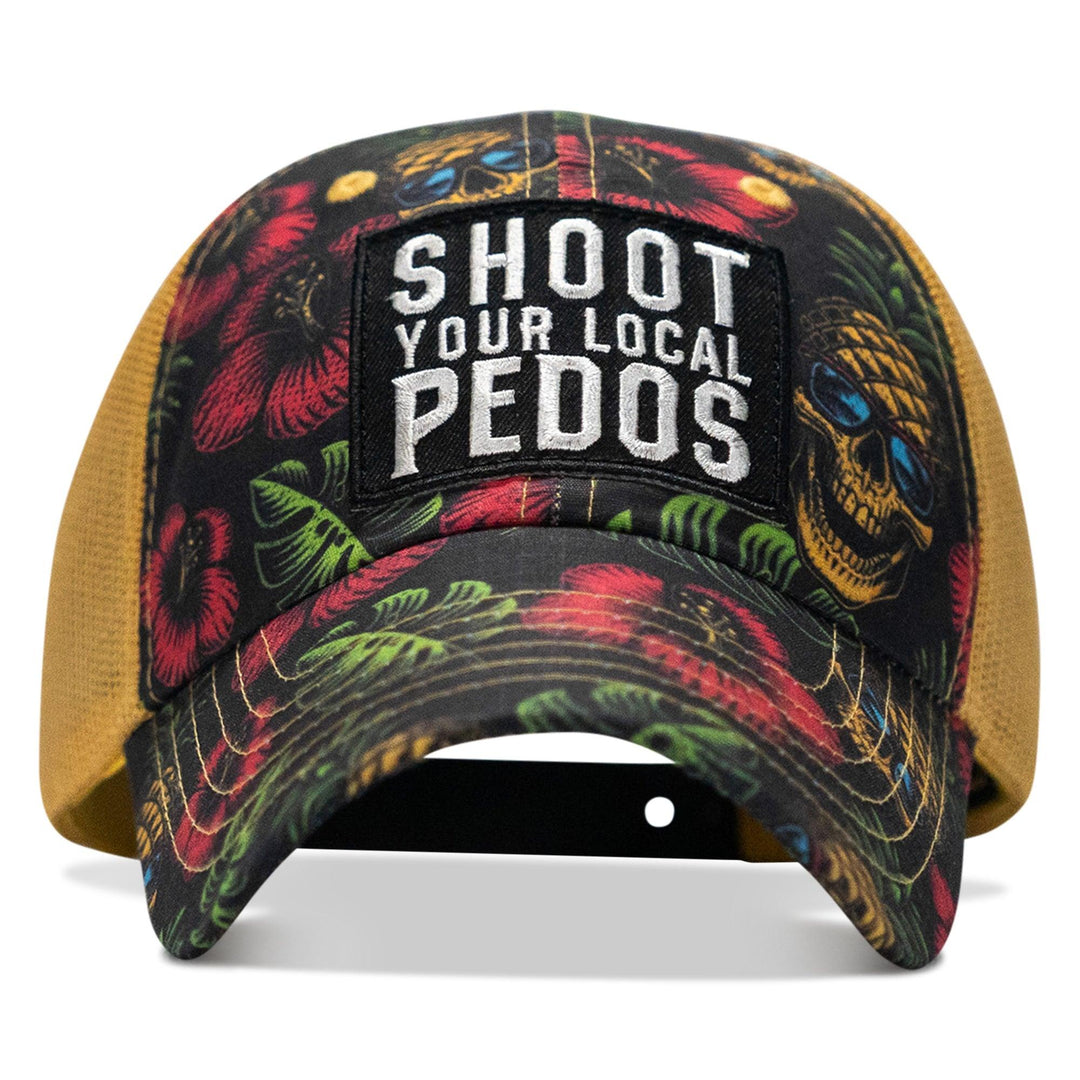 One Revolver Surfboards - Shoot Your Local Pedos Patch Tactical Ripstop Mesh Snapback Hat HEADWEAR