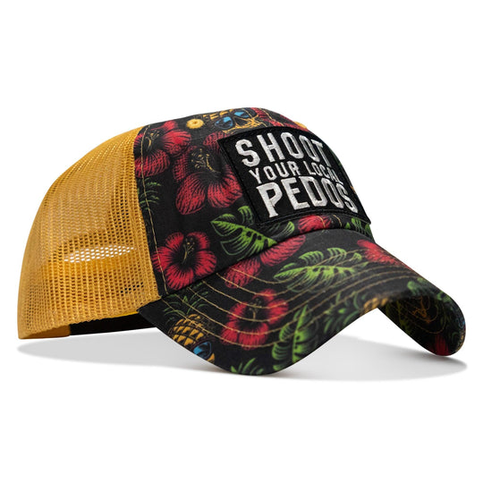 One Revolver Surfboards - Shoot Your Local Pedos Patch Tactical Ripstop Mesh Snapback Hat HEADWEAR