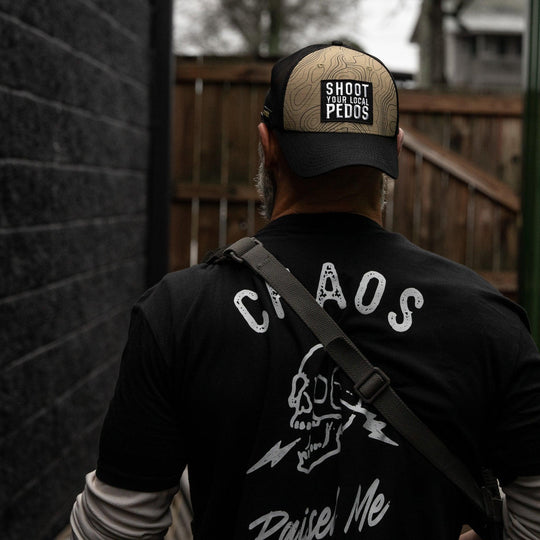 One Revolver Surfboards - Shoot Your Local Pedos Patch Original Ripstop Snapback Hat HEADWEAR