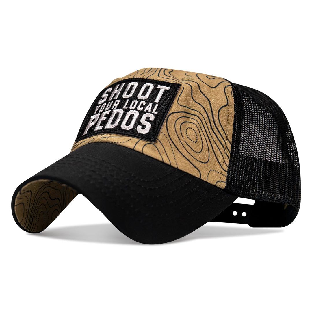 Shoot Your Local Pedos Patch Tactical Ripstop Mesh Snapback Hat