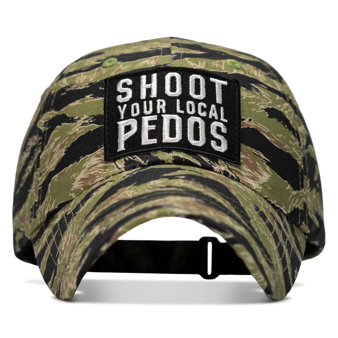 One Revolver Surfboards - Shoot Your Local Pedos Patch Tactical Ripstop Mesh Snapback Hat HEADWEAR