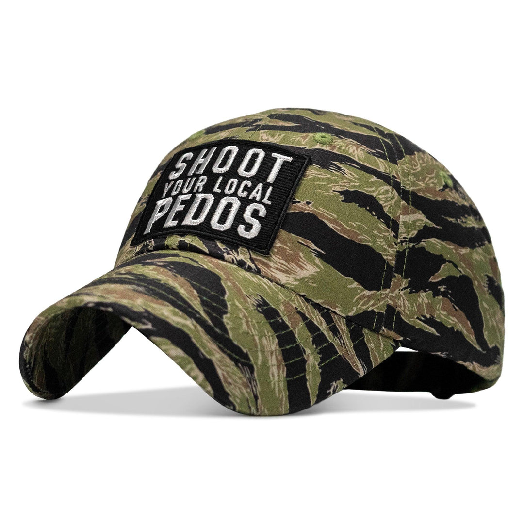 One Revolver Surfboards - Shoot Your Local Pedos Patch Tactical Ripstop Mesh Snapback Hat HEADWEAR