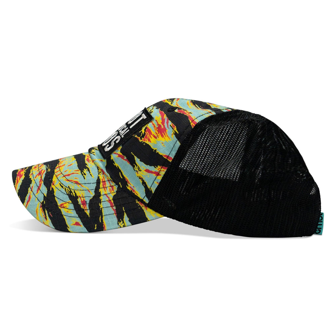 One Revolver Surfboards - Shoot Your Local Pedos Patch Tactical Ripstop Mesh Snapback Hat HEADWEAR