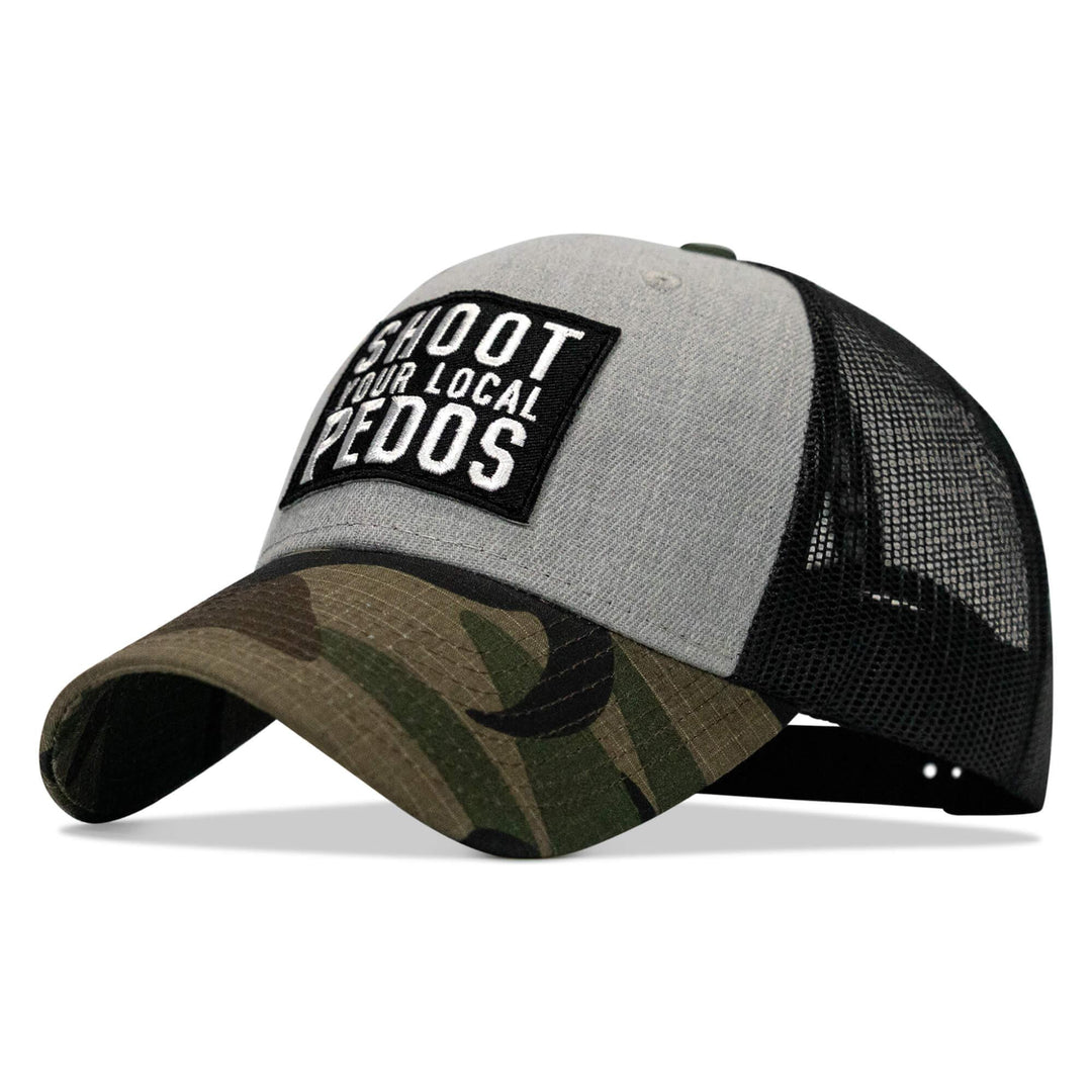 One Revolver Surfboards - Shoot Your Local Pedos Patch Snapback HEADWEAR