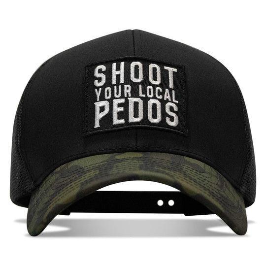One Revolver Surfboards - Shoot Your Local Pedos Patch Snapback HEADWEAR