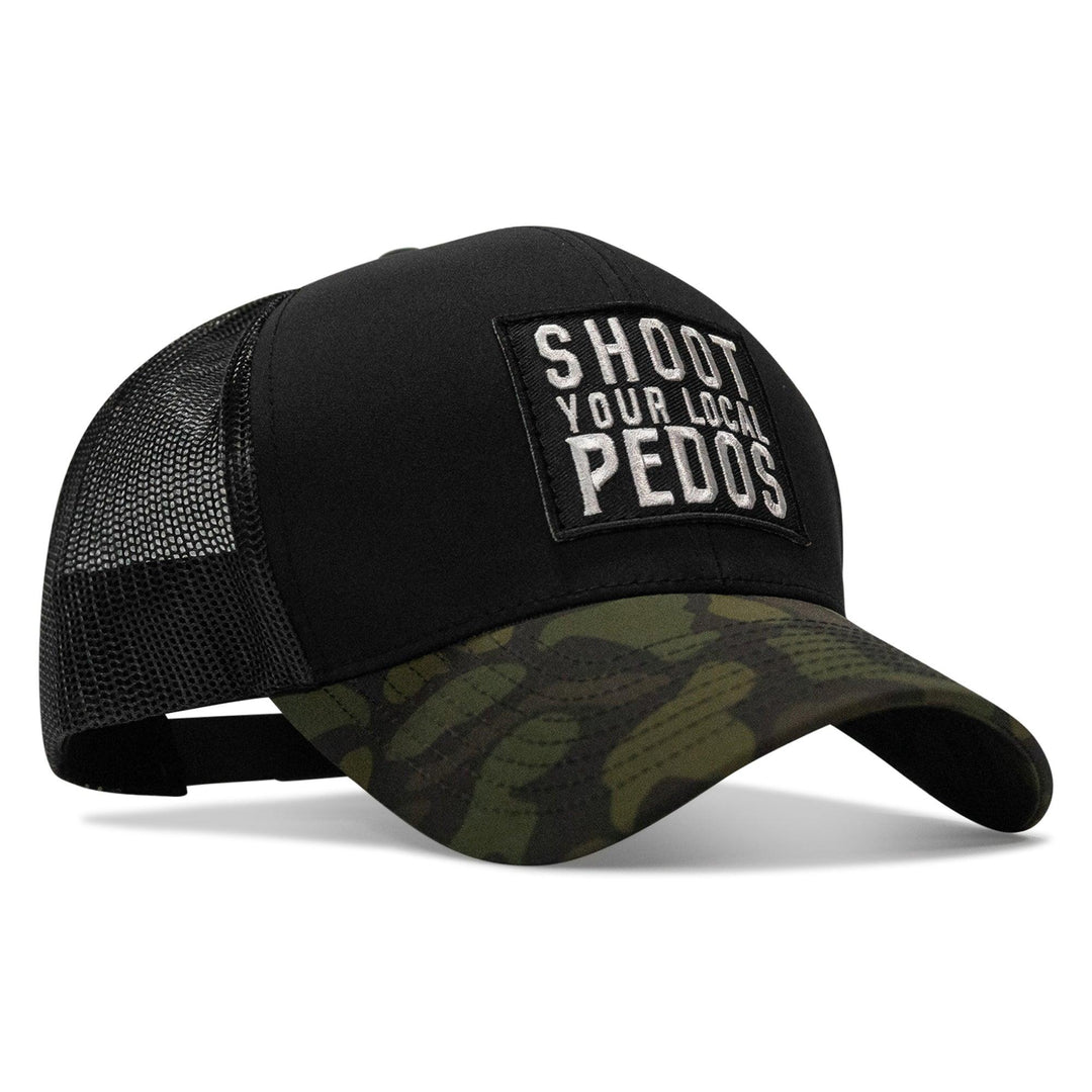 One Revolver Surfboards - Shoot Your Local Pedos Patch Snapback HEADWEAR