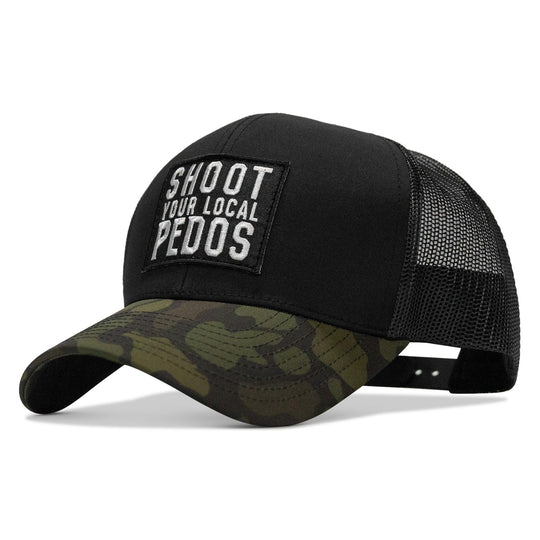 One Revolver Surfboards - Shoot Your Local Pedos Patch Snapback HEADWEAR