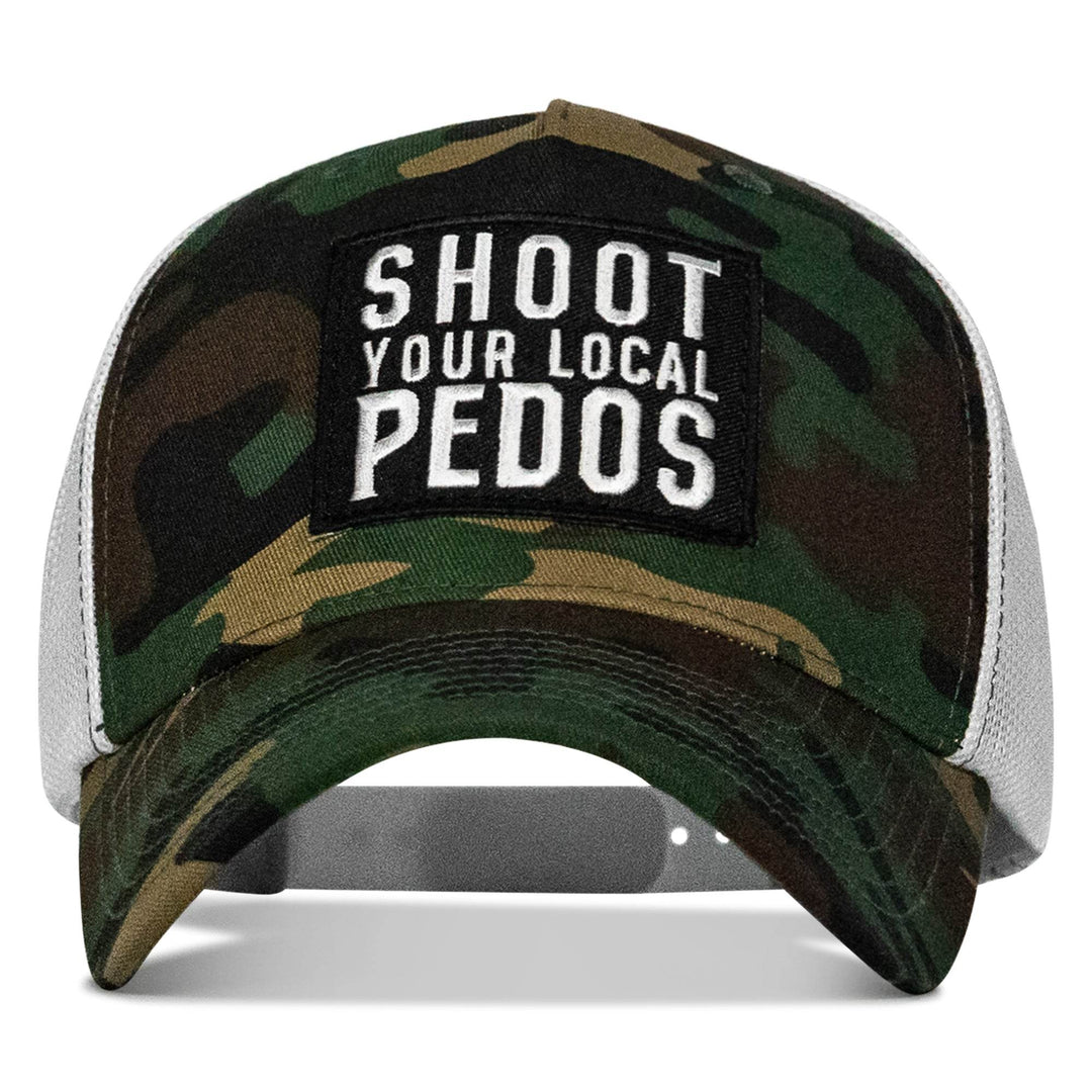 Shoot Your Local Pedos Patch Snapback - One Revolver Surfboards