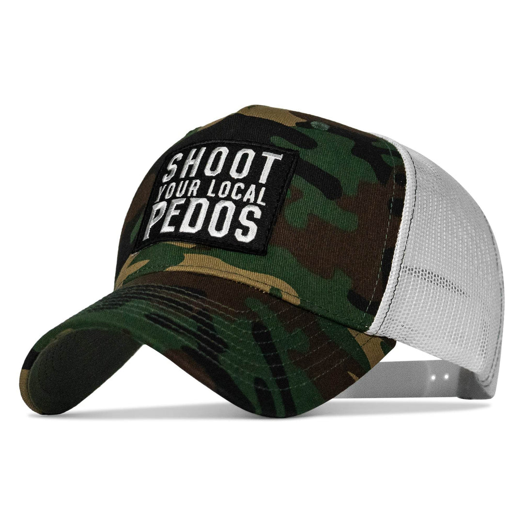Shoot Your Local Pedos Patch Snapback - One Revolver Surfboards