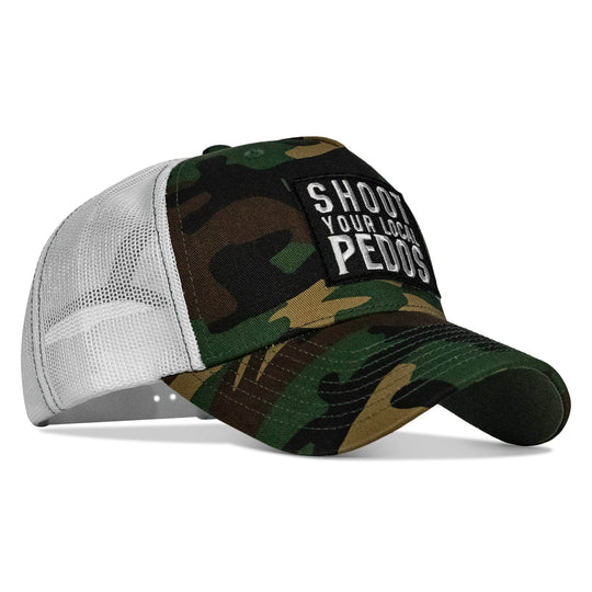 Shoot Your Local Pedos Patch Snapback - One Revolver Surfboards