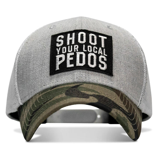 One Revolver Surfboards - Shoot Your Local Pedos Patch Original Ripstop Snapback Hat HEADWEAR