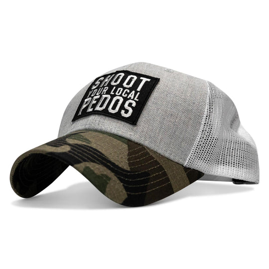 One Revolver Surfboards - Shoot Your Local Pedos Patch Original Ripstop Snapback Hat HEADWEAR